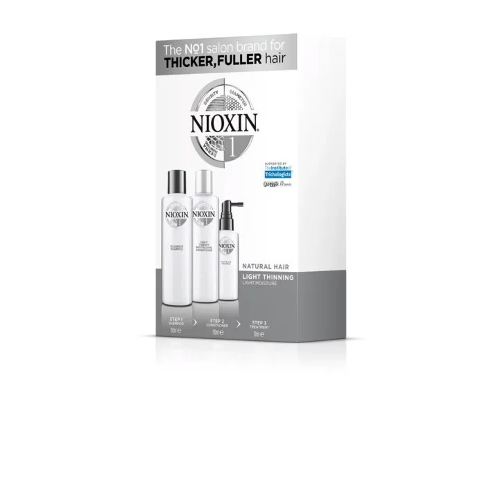 Nioxin System 1 3-Step System Natural Hair setti