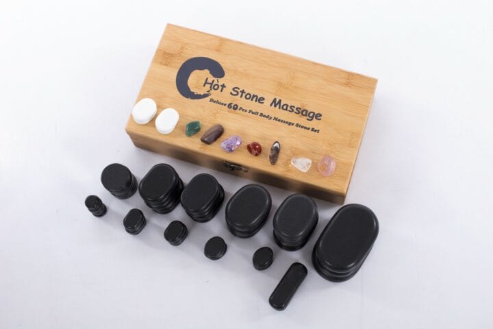 Sibel Full Body Massage Stone Set 60 pcs