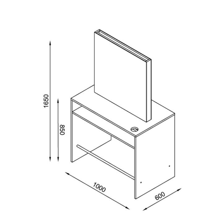 Styling unit Sissi Double, white - Image 2