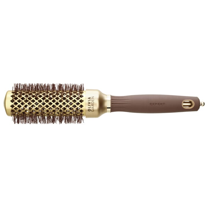 Olivia Garden Expert Blowout Shine - Wavy Bristles G&B 35mm