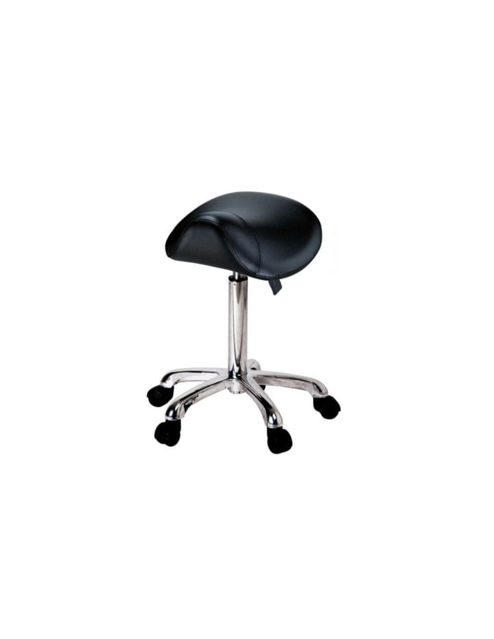 Master stool, saddle type Adamo, black - Image 3