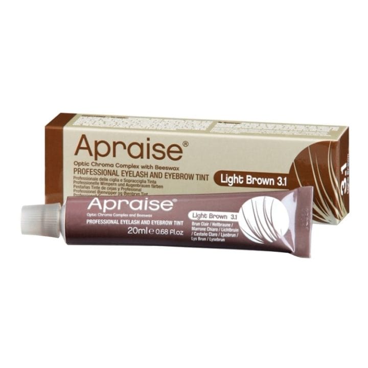 Apraise Eyelash & Eyebrow Tint, Light Brown 20ml