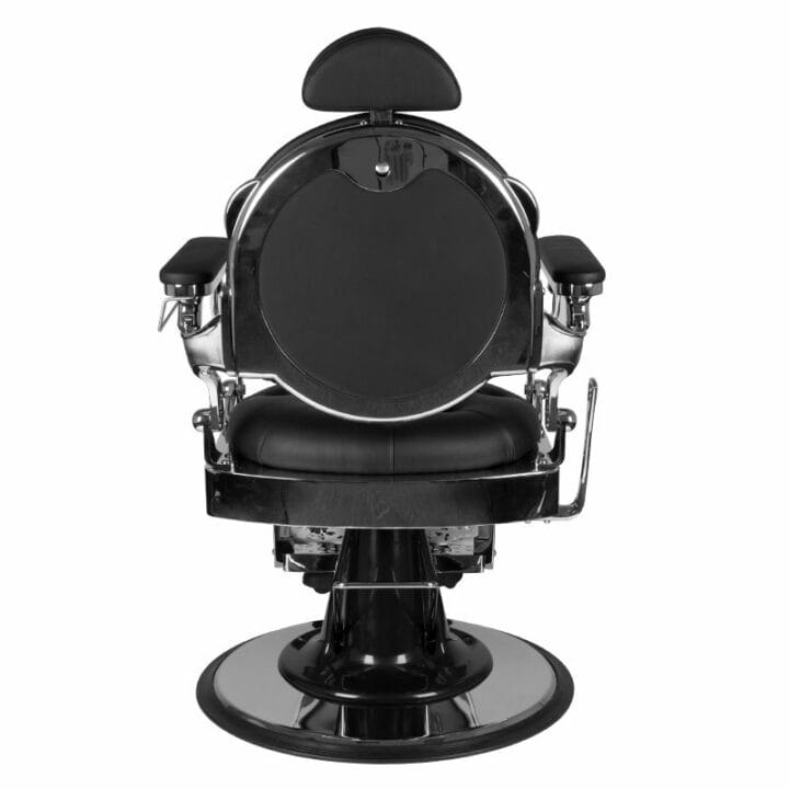 Barber chair Giulio Silver, black - Image 3