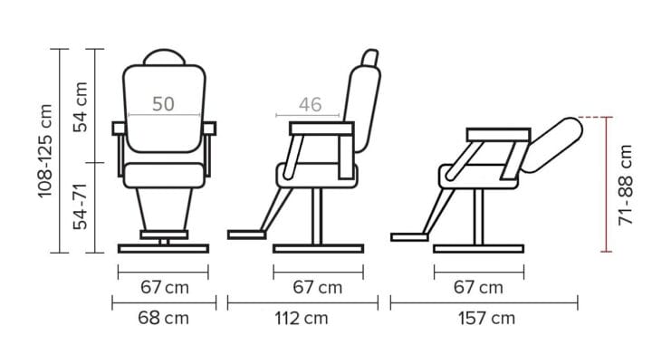 Hairway Barber Chair Melvin - Image 5