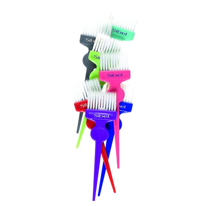 Sibel Coloured Tinting Brush Set Of 7pcs