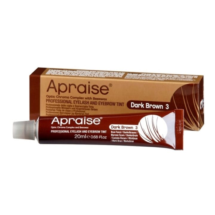 Apraise Kestoväri Ripsille ja Kulmille, Ruskea 20ml