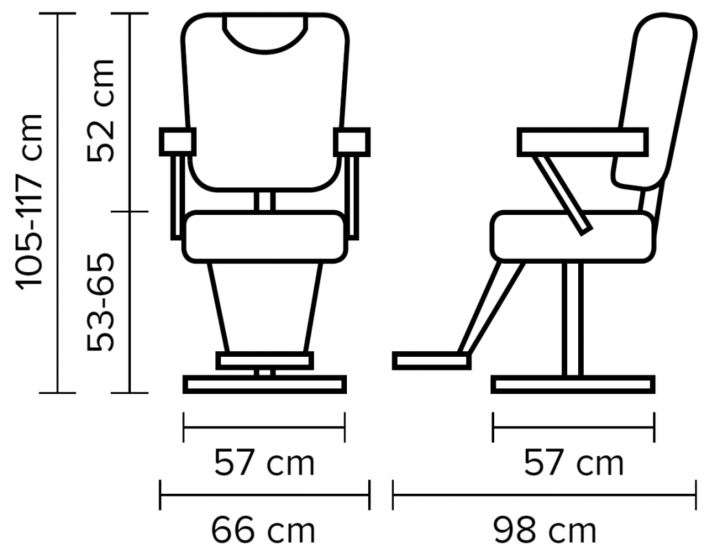 Hairway Barber Chair Visage - Image 2