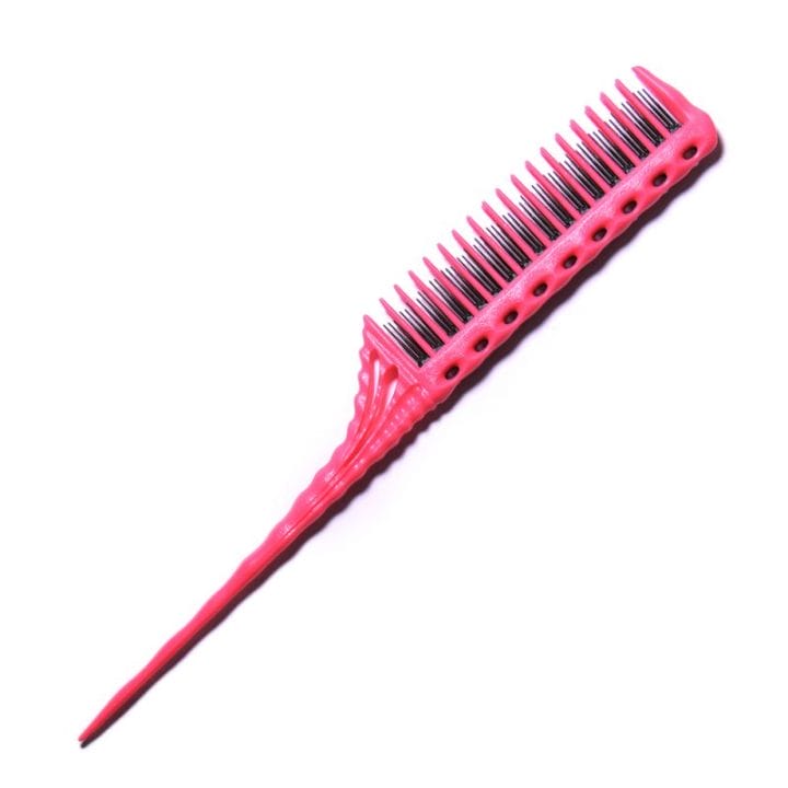 Y.S. PARK-150 TAIL COMB 218MM PINK