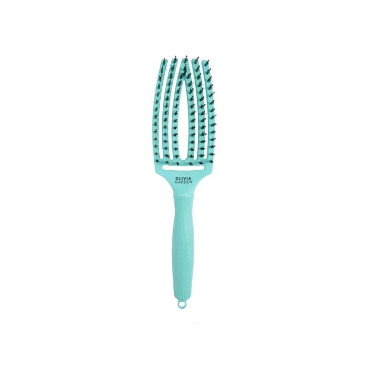 Olivia Garden Fingerbrush Care Iconic Boar&Nylon Mint M hiusharja