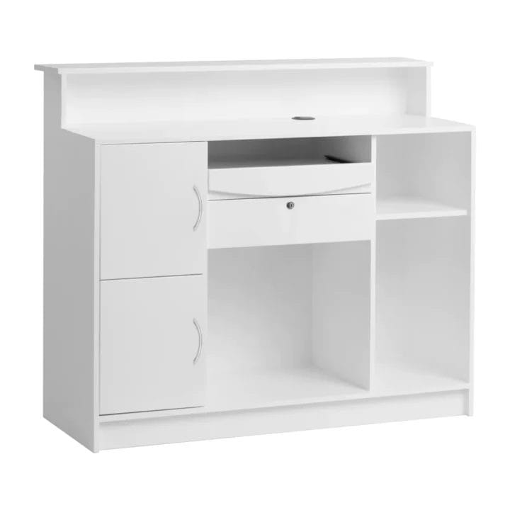 Reception desk G26B white - Image 3