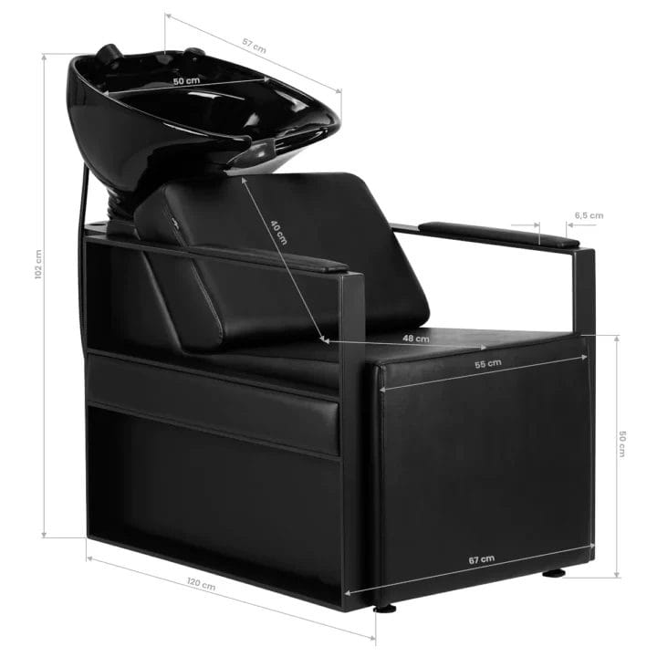 Gabbiano Washing chair Modena Black - Image 11