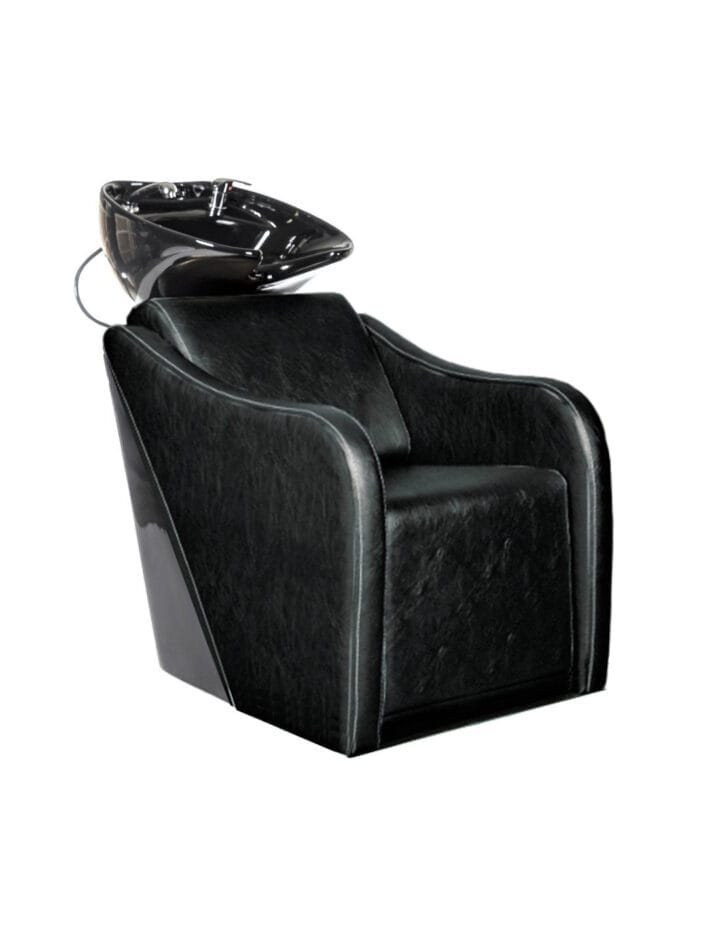 Washing chair Edmonton, ceramic black