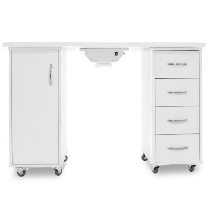 Manicure tables with absorber, white - Image 4