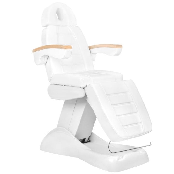 Cosmetic Electric chair Lux with 3 motors, white