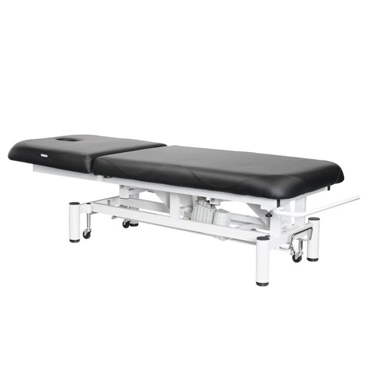 Electric bed for massage with 1 motor, black - Image 3