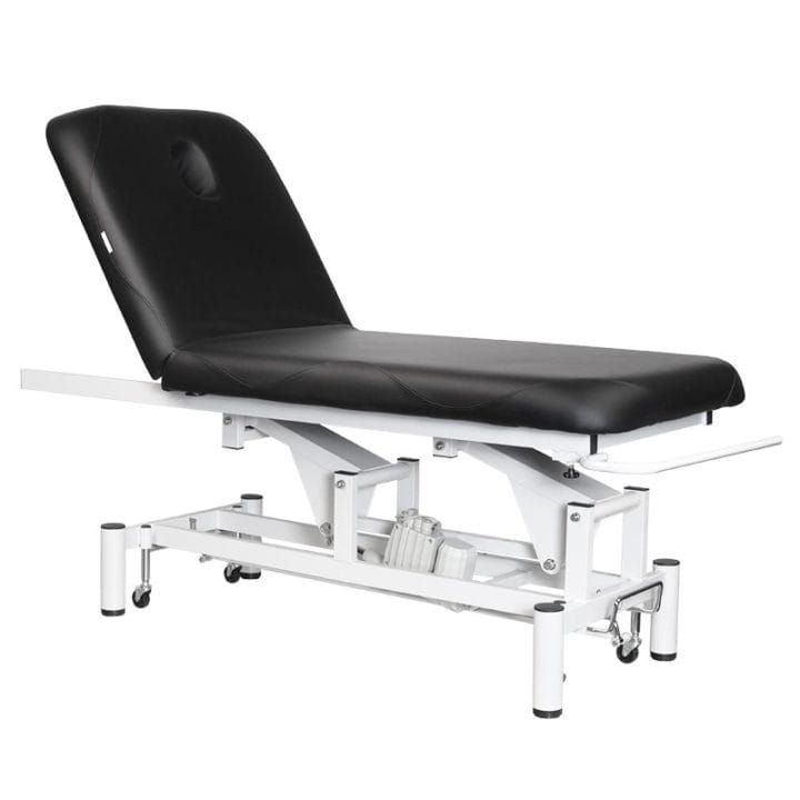 Electric bed for massage with 1 motor, black - Image 4