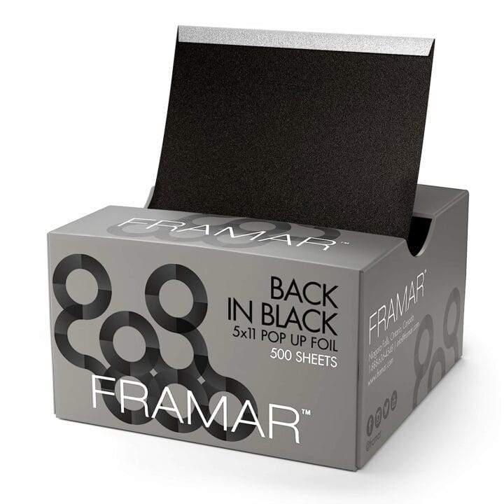 Framar Back in Black - Kohokuvioitu Foliolappu, 12,7 cm x 27,9 cm, 500 kpl