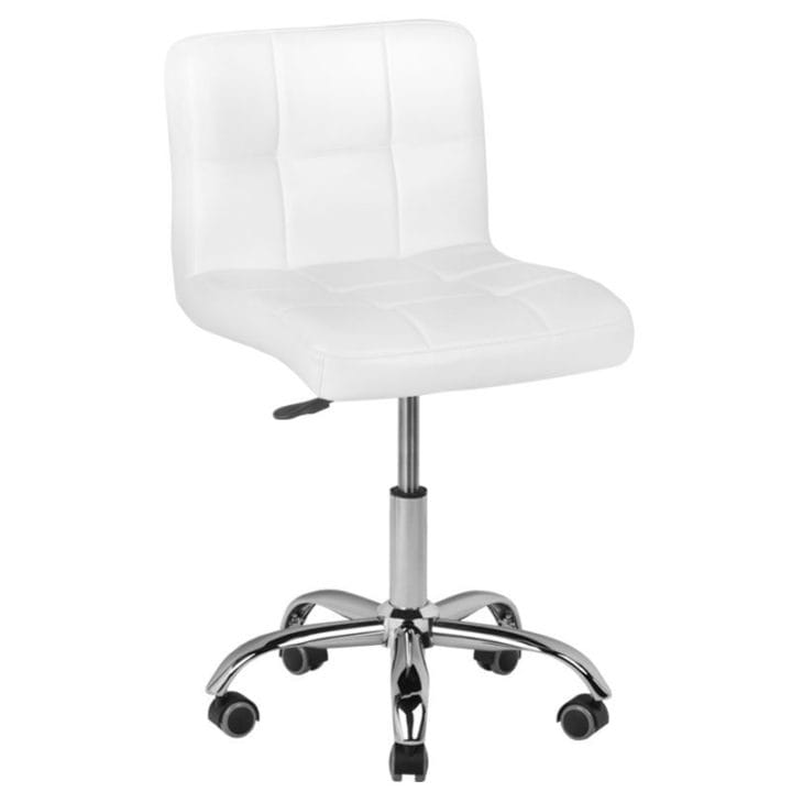 Cosmetic comfort chair, white