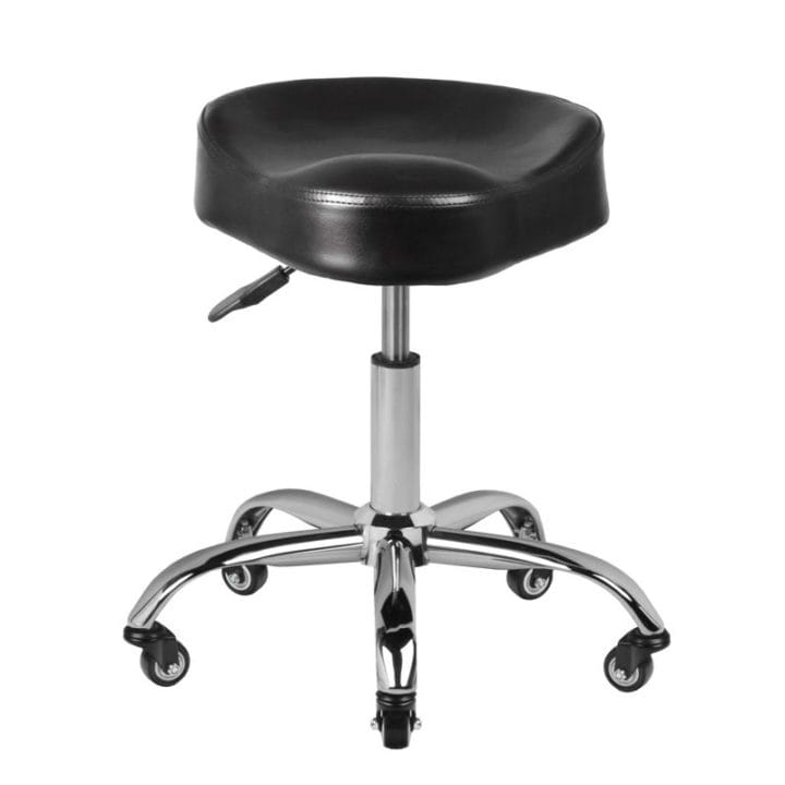 Gabbiano Hairdressing Stool, black - Image 2