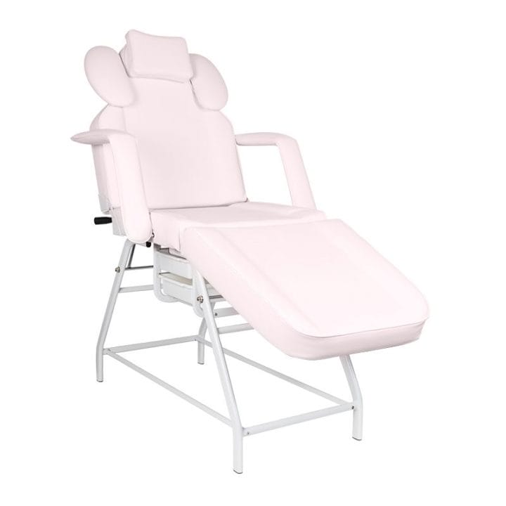 Beauty bed Ivette for eyelash technicians, pink