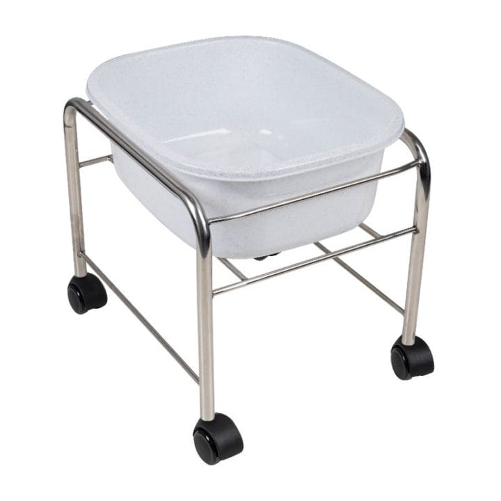 Pedicure Footbath Bowl Chrome