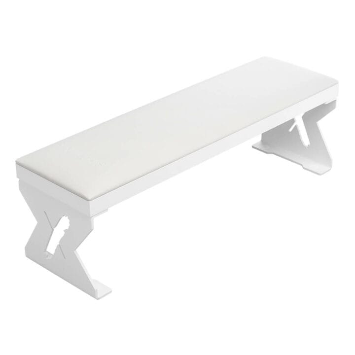 SheMax Luxury manicure table hand rest white