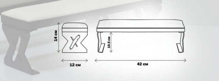 SheMax Luxury manicure table hand rest white - Image 3