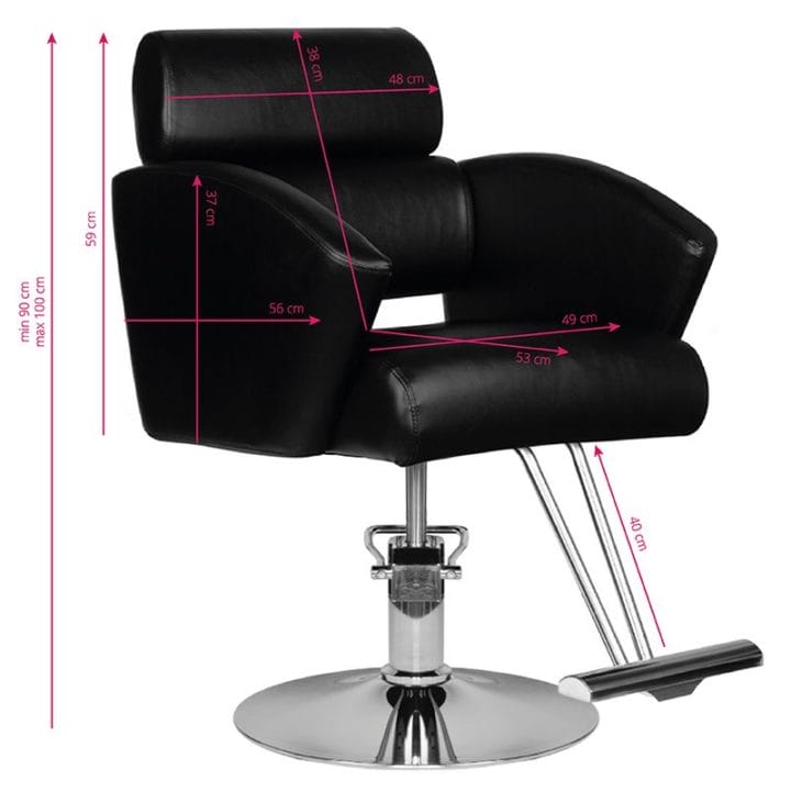 Styling chair HS02, black - Image 2