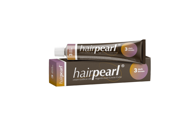 Hairpearl No 3 ripsien ja kulmien,Ruskea