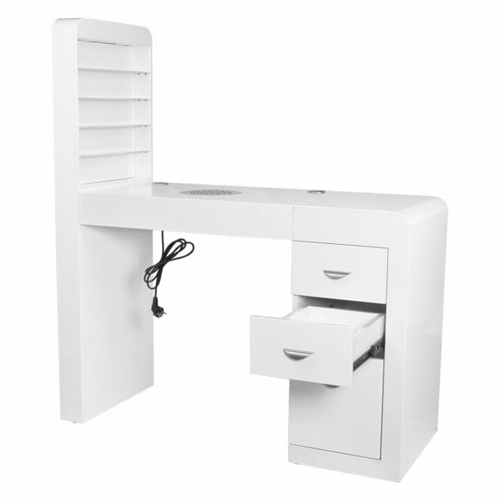 Manicure table white left