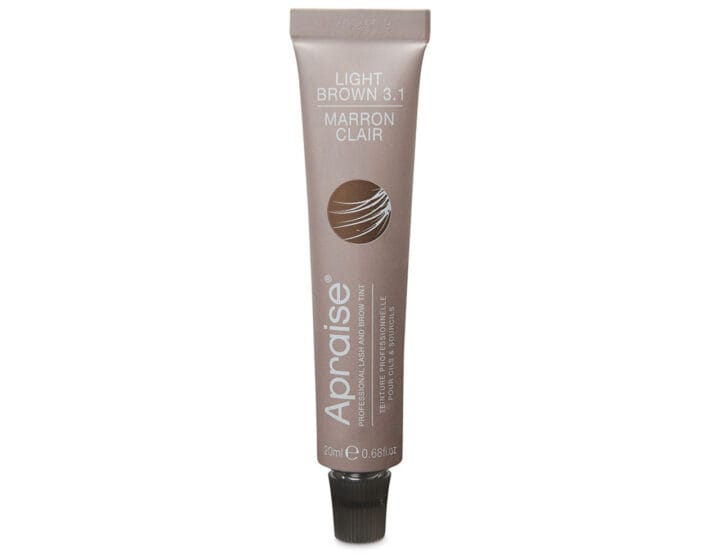 Apraise vegan lash and brow light brown tint 3.1 20ml